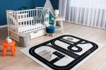 Dětský kusový koberec Fun Track cream - 140x190 cm Dětský kusový koberec Fun Track cream - 140x190 cm