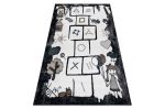 Dětský kusový koberec Fun Hop black - 200x290 cm Dětský kusový koberec Fun Hop black - 200x290 cm