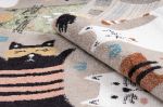 Dětský kusový koberec Fun Kittens Cats beige - 160x220 cm Dětský kusový koberec Fun Kittens Cats beige - 160x220 cm