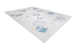 Dětský kusový koberec Bambino 1161 Owls grey - 80x150 cm