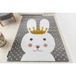 Dětský kusový koberec Petit Bunny grey - 160x220 cm Dětský kusový koberec Petit Bunny grey - 160x220 cm