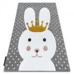 Dětský kusový koberec Petit Bunny grey - 160x220 cm Dětský kusový koberec Petit Bunny grey - 160x220 cm