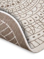 Kusový koberec Twin-Wendeteppiche 105475 Linen kruh – na ven i na doma - 140x140 (průměr) kruh cm Kusový koberec Twin-Wendeteppiche 105475 Linen kruh – na ven i na doma - 140x140 (průměr) kruh cm