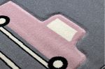 Dětský kusový koberec Petit Toys cars grey - 160x220 cm Dětský kusový koberec Petit Toys cars grey - 160x220 cm