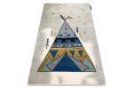 Dětský kusový koberec Petit Tipi grey - 140x190 cm Dětský kusový koberec Petit Tipi grey - 140x190 cm