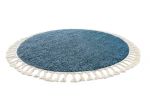 Kusový koberec Berber 9000 blue kruh - 120x120 (průměr) kruh cm Kusový koberec Berber 9000 blue kruh - 120x120 (průměr) kruh cm