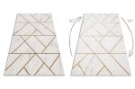 Kusový koberec Emerald geometric 1012 cream and gold - 120x170 cm Kusový koberec Emerald geometric 1012 cream and gold - 120x170 cm
