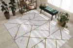 Kusový koberec Emerald geometric 1012 cream and gold - 120x170 cm Kusový koberec Emerald geometric 1012 cream and gold - 120x170 cm