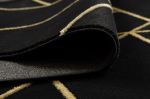 Kusový koberec Emerald geometric 1012 black and gold - 200x290 cm Kusový koberec Emerald geometric 1012 black and gold - 200x290 cm