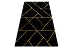 Kusový koberec Emerald geometric 1012 black and gold - 200x290 cm Kusový koberec Emerald geometric 1012 black and gold - 200x290 cm