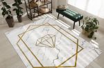 Kusový koberec Emerald diamant 1019 cream and gold - 140x190 cm Kusový koberec Emerald diamant 1019 cream and gold - 140x190 cm