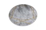 Kusový koberec Emerald 1022 grey and gold kruh - 160x160 (průměr) kruh cm Kusový koberec Emerald 1022 grey and gold kruh - 160x160 (průměr) kruh cm