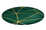 Kusový koberec Emerald 1013 green and gold kruh - 120x120 (průměr) kruh cm Kusový koberec Emerald 1013 green and gold kruh - 120x120 (průměr) kruh cm