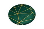 Kusový koberec Emerald 1013 green and gold kruh - 120x120 (průměr) kruh cm Kusový koberec Emerald 1013 green and gold kruh - 120x120 (průměr) kruh cm