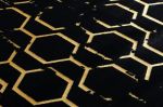 Kusový koberec Gloss 407C 86 glamour black/gold - 120x170 cm Kusový koberec Gloss 407C 86 glamour black/gold - 120x170 cm