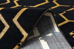 Kusový koberec Gloss 407C 86 glamour black/gold - 120x170 cm Kusový koberec Gloss 407C 86 glamour black/gold - 120x170 cm