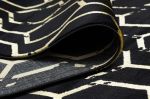 Kusový koberec Gloss 407C 86 glamour black/gold - 120x170 cm Kusový koberec Gloss 407C 86 glamour black/gold - 120x170 cm