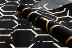Kusový koberec Gloss 407C 86 glamour black/gold - 120x170 cm Kusový koberec Gloss 407C 86 glamour black/gold - 120x170 cm