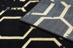 Kusový koberec Gloss 407C 86 glamour black/gold - 120x170 cm Kusový koberec Gloss 407C 86 glamour black/gold - 120x170 cm