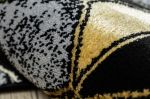 Běhoun Gloss 400B 86 3D geometric black/gold - 70x300 cm Běhoun Gloss 400B 86 3D geometric black/gold - 70x300 cm