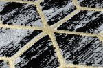 Běhoun Gloss 409A 82 3D cubes black/gold/grey - 80x250 cm Běhoun Gloss 409A 82 3D cubes black/gold/grey - 80x250 cm