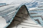 Kusový koberec Botanic 65242 Feathers aqua - 176x270 cm