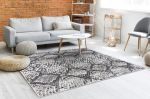 Kusový koberec Sion Sisal Snake`s skin 22162 ecru/black - 140x190 cm Kusový koberec Sion Sisal Snake`s skin 22162 ecru/black - 140x190 cm