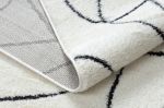 Kusový koberec Mode 8522 abstract cream/black - 160x220 cm