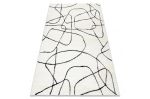 Kusový koberec Mode 8522 abstract cream/black - 160x220 cm