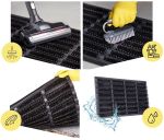 Venkovní čistící rohož Mix Mats Brushes 105648 Black - na ven i na doma - 45x75 cm Venkovní čistící rohož Mix Mats Brushes 105648 Black - na ven i na doma - 45x75 cm