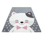 Dětský kusový koberec Kids 550 pink - 80x150 cm Dětský kusový koberec Kids 550 pink - 80x150 cm