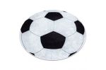 Dětský kusový koberec Junior 51553.802 Football - 80x80 (průměr) kruh cm Dětský kusový koberec Junior 51553.802 Football - 80x80 (průměr) kruh cm