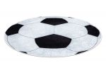 Dětský kusový koberec Junior 51553.802 Football - 80x80 (průměr) kruh cm Dětský kusový koberec Junior 51553.802 Football - 80x80 (průměr) kruh cm