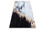Kusový koberec Miro 51573.802 Abstraction blue / gold - 120x170 cm Kusový koberec Miro 51573.802 Abstraction blue / gold - 120x170 cm