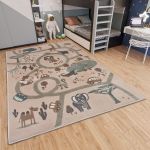 Dětský koberec Adventures 105972 Cream Brown Grey - 160x235 cm Dětský koberec Adventures 105972 Cream Brown Grey - 160x235 cm