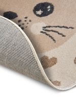 Dětský koberec Adventures 105963 Cream Beige - 100x100 (průměr) kruh cm Dětský koberec Adventures 105963 Cream Beige - 100x100 (průměr) kruh cm