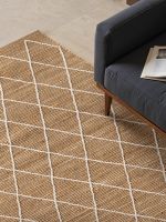 Kusový koberec Kunu 106208 Natural Gold White - 80x150 cm Kusový koberec Kunu 106208 Natural Gold White - 80x150 cm
