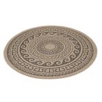 Kusový koberec Comilla 887 Black kruh - 80x80 (průměr) kruh cm Kusový koberec Comilla 887 Black kruh - 80x80 (průměr) kruh cm