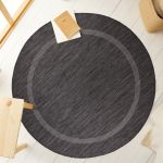 Kusový koberec Relax 4311 Black kruh - 160x160 (průměr) kruh cm Kusový koberec Relax 4311 Black kruh - 160x160 (průměr) kruh cm