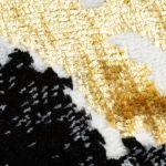 Kusový koberec Allure 1963 black/gold kruh - 120x120 (průměr) kruh cm Kusový koberec Allure 1963 black/gold kruh - 120x120 (průměr) kruh cm