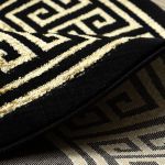 Kusový koberec Allure 1968 black/gold kruh - 150x150 (průměr) kruh cm Kusový koberec Allure 1968 black/gold kruh - 150x150 (průměr) kruh cm