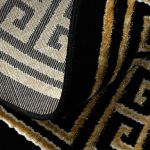 Kusový koberec Allure 1968 black/gold kruh - 150x150 (průměr) kruh cm Kusový koberec Allure 1968 black/gold kruh - 150x150 (průměr) kruh cm