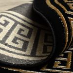 Kusový koberec Allure 1968 black/gold kruh - 150x150 (průměr) kruh cm Kusový koberec Allure 1968 black/gold kruh - 150x150 (průměr) kruh cm