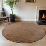 Kusový koberec Joy 1400 mocca kruh - 200x200 (průměr) kruh cm Kusový koberec Joy 1400 mocca kruh - 200x200 (průměr) kruh cm