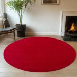 Kusový koberec Joy 1400 red kruh - 80x80 cm Kusový koberec Joy 1400 red kruh - 80x80 cm