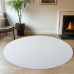 Kusový koberec Joy 1400 white kruh - 200x200 cm Kusový koberec Joy 1400 white kruh - 200x200 cm