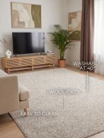 Kusový koberec Wolly Ultra 106230 Dark Cream z kolekce Elle - 80x150 cm