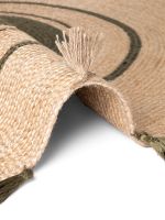 Kusový koberec Jute Braided 106330 Natural Green kruh - 150x150 (průměr) kruh cm Kusový koberec Jute Braided 106330 Natural Green kruh - 150x150 (průměr) kruh cm