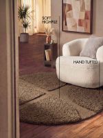 Kusový koberec Ted Baker Lambeth 106369 Hnědá kruh - 200x200 cm Kusový koberec Ted Baker Lambeth 106369 Hnědá kruh - 200x200 cm