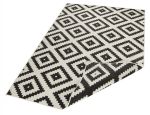 Kusový koberec Twin-Wendeteppiche 103129 schwarz creme – na ven i na doma - 80x150 cm Kusový koberec Twin-Wendeteppiche 103129 schwarz creme – na ven i na doma - 80x150 cm